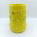 Коронационный стакан к памятной дате 1896 г / В память Св. Коронования, фарфор, Товарищество Кузнецова