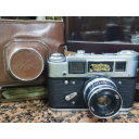 Фотоаппарат советский пленочный ФЭД 4в чехле