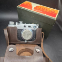 Фотоаппарат Зоркий С объектив Индустар - 22 винтажный советский в родном чехле, СССР