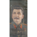 Картина Сталин художник Тульский художественный фонд холст масло СССР 