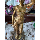 Подсвечник старинный антикварный на одну свечу бронза