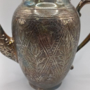 Кофейник с рельефным рисунком винтажный, Индия