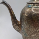 Кофейник с рельефным рисунком винтажный, Индия